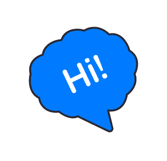 Hi Sticker